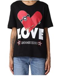 Moschino - Logo Short-Sleeved T-Shirt - Lyst