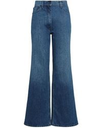 The Row - Eglitta Wide Cotton Denim Jeans - Lyst