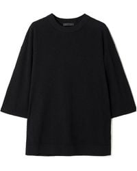 Tibi - Sable Cotton-Blend Jersey T-Shirt - Lyst