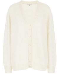 Malo - V-Neck Cashmere Cardigan - Lyst