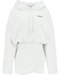 Off-White c/o Virgil Abloh - For All Hoodie Minidress - Lyst
