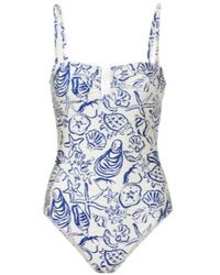 Jonathan Simkhai - Ottilie Printed Swimsuit - Lyst