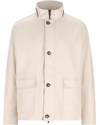 Herno - High Neck Reversible Jacket - Lyst