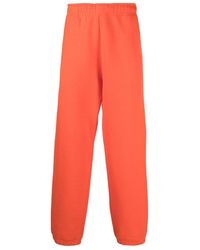 Stone Island - Logo-Print Fleece Track-Pants - Lyst