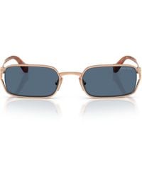 Miu Miu - Eyewear Rectangle Frame Sunglasses - Lyst