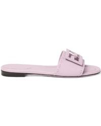 Fendi - Baguette Ff Slip-On Slides - Lyst
