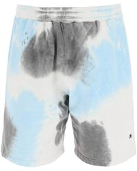 MSGM - Tie-Dyed Sports Shorts - Lyst