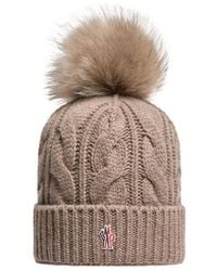 Moncler - Grenoble Logo Embroidered Beanie - Lyst