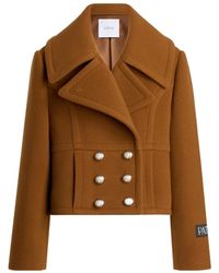 Patou - Double-Breasted Wool Jacket - Lyst