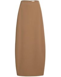 KHAITE - Back Slit Skirt - Lyst