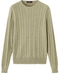 Loro Piana - Cedar Crewneck Knitted Jumper - Lyst