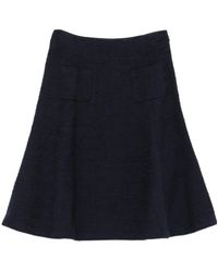N°21 - A-Line Midi Skirt - Lyst