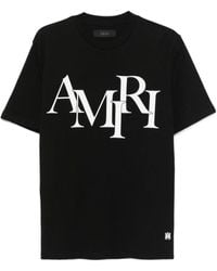 Amiri - T-Shirt With Printed Logo - Lyst