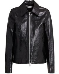 Our Legacy - Leather Zip-Up Jacket - Lyst