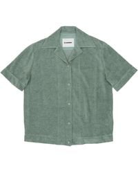 Jil Sander - Short Sleeved Buttoned Shirt - Lyst