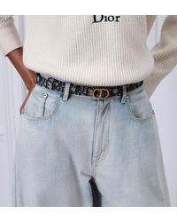Dior - Reversible Cdicon Belt - Lyst