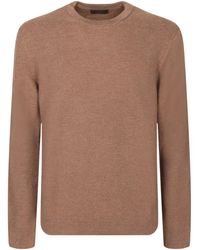 Zanone - Textured Knitwear - Lyst