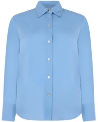 Vince - Long-Sleeved Button-Front Shirt - Lyst