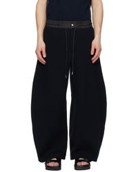 Sacai - Drawstring Wide-Leg Trousers - Lyst