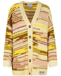 Moschino - Cotton Blend Cardigan - Lyst