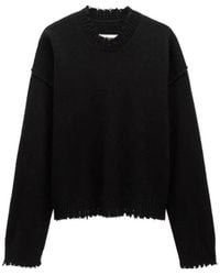 Uma Wang - Raw-Edge Cashmere Top - Lyst