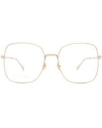 Gucci - Eyewear Square Frame Glasses - Lyst