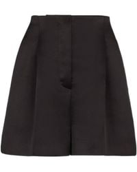 Fendi - Tailored Silk Shorts - Lyst