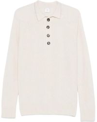 Eleventy - Buttoned Collared Polo Shirt - Lyst