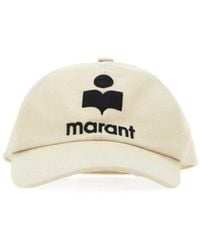 Isabel Marant - Embroidered-Logo Cotton Cap - Lyst
