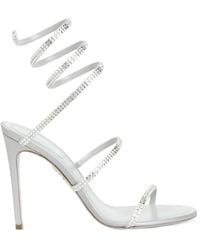 Rene Caovilla - Ren Caovilla Cleo Embellished Heeled Sandals - Lyst