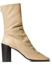 Lemaire - Glove Leather Ankle Boots - Lyst