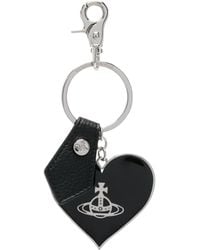 Vivienne Westwood - Mirror Heart Orb Keyring - Lyst