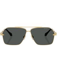 Versace - Eyewear Pilot-Frame Sunglasses - Lyst