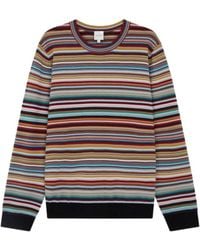 Paul Smith - Signature Stripe Knit Sweater - Lyst