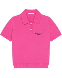 Givenchy - Short-Sleeved Knitted Polo Shirt - Lyst