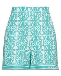 Max Mara - Geometric Jacquard Knit Shorts - Lyst