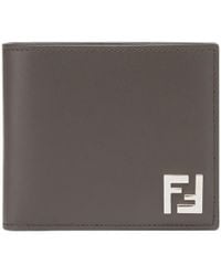 Fendi - Logo Plaque Bi-Fold Wallet - Lyst