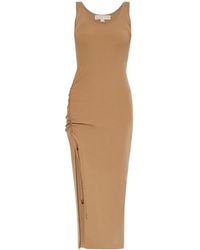 MICHAEL Michael Kors - Stretch Ruched Tank Dress - Lyst
