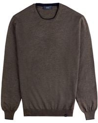 Fay - Elbow-Patch Wool Sweater - Lyst