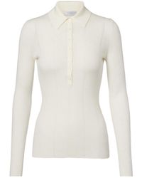 Gabriela Hearst - Knitted Polo Shirt - Lyst