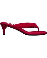 Alaïa - Alaïa Heeled Thong Mules - Lyst