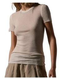 James Perse - Ribbed Slim T-Shirt - Lyst