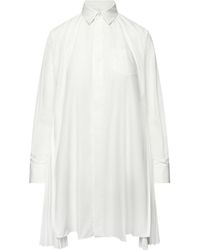 Sacai - Long-Sleeved Shirt Dress - Lyst