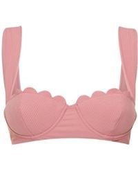 Marysia Swim - Logo Swimsuit Top - Lyst