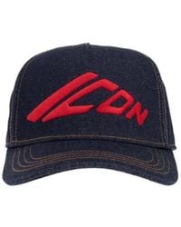 DSquared² - Icon New Generation Logo Embroidered Cap - Lyst
