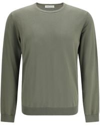 Roberto Collina - Crew Neck Knitted Sweater - Lyst