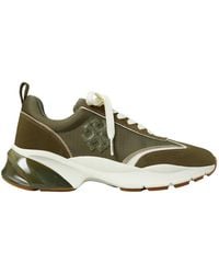 Tory Burch - Logo-Patch Lace-Up Sneakers - Lyst