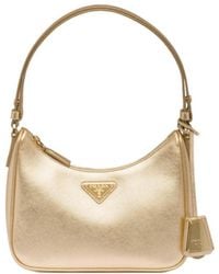 Prada - Saffiano Leather Mini Handbag - Lyst