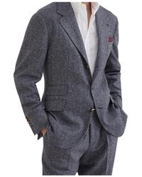 Brunello Cucinelli - Single-Breasted Blazer - Lyst