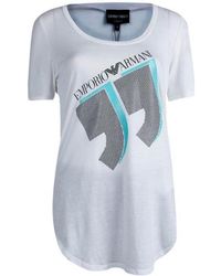 Emporio Armani - Logo Details T-Shirt - Lyst